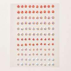 PEARLIZED FACETED CIRCLES