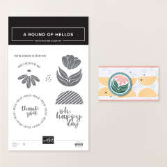 SET DE TAMPONS EN RÉSINE A ROUND OF HELLOS (ANGLAIS)