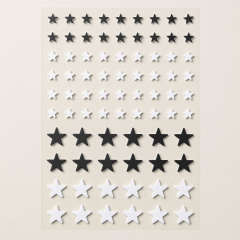 WONDERFUL STARS PUFFY STICKERS