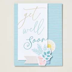 GET WELL SOON PHOTOPOLYMER STAMP SET (ENGLISH)