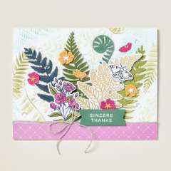 SET DE TAMPONS EN RÉSINE FLORA MIT FARN (ALLEMAND)