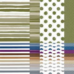 NEUTRALS PAINTED PATTERNS 12" X 12" (30.5 X 30.5 CM) DESIGNER SERIES PAPER