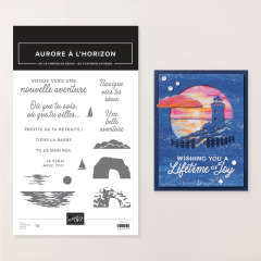 AURORE À L’HORIZON PHOTOPOLYMER STAMP SET (FRENCH)