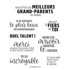 MEILLEURS AU MONDE PHOTOPOLYMER STAMP SET (FRENCH)
