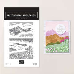 UNTOUCHED LANDSCAPES PHOTOPOLYMER STAMP SET