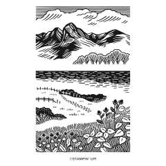 UNTOUCHED LANDSCAPES PHOTOPOLYMER STAMP SET