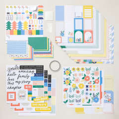 KIT DE SCRAPBOOKING HISTOIRES ENSOLEILLÉES