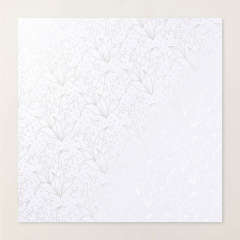 PAPIER DE LA SÉRIE DESIGN SPÉCIALITÉ 12" X 12" (30,5 X 30,5 CM) BLANC LUXUEUX