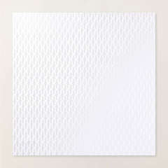 PAPIER DE LA SÉRIE DESIGN SPÉCIALITÉ 12" X 12" (30,5 X 30,5 CM) BLANC LUXUEUX