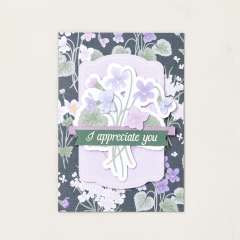 VIOLETTES ENCADRÉES PHOTOPOLYMER STAMP SET (FRENCH)