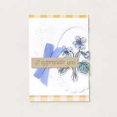 VIOLETTES ENCADRÉES PHOTOPOLYMER STAMP SET (FRENCH)