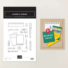 LEARN & GROW PHOTOPOLYMER STAMP SET (ENGLISH)
