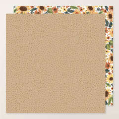 SUNFLOWER FIELDS 12" X 12" (30.5 X 30.5 CM) DESIGNER SERIES PAPER & STICKER SHEET (ENGLISH)