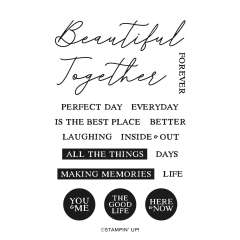 BEAUTIFUL TOGETHER PHOTOPOLYMER STAMP SET (ENGLISH)