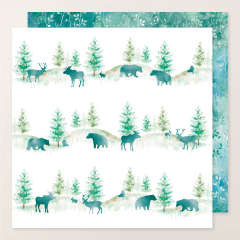 WHISPERING WOODS 12" X 12" (30.5 X 30.5 CM) DESIGNER SERIES PAPER