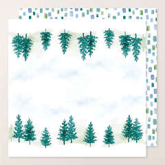 WHISPERING WOODS 12" X 12" (30.5 X 30.5 CM) DESIGNER SERIES PAPER