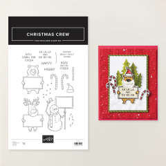 CHRISTMAS CREW PHOTOPOLYMER STAMP SET (ENGLISH)