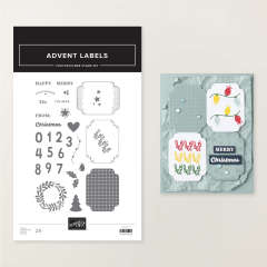 ADVENT LABELS PHOTOPOLYMER STAMP SET (ENGLISH)