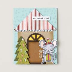 CHRISTMAS MICE PHOTOPOLYMER STAMP SET (ENGLISH)