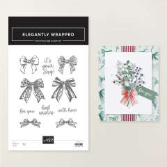 ELEGANTLY WRAPPED PHOTOPOLYMER STAMP SET (ENGLISH)