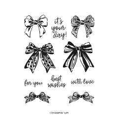 ELEGANTLY WRAPPED PHOTOPOLYMER STAMP SET (ENGLISH)