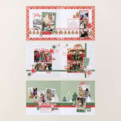 HOME FOR CHRISTMAS SCRAPBOOKING WORKSHOP KIT (ENGLISH)