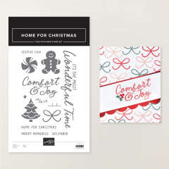 SET DE TAMPONS EN RÉSINE HOME FOR CHRISTMAS (ANGLAIS)