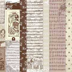 YULETIDE CAROLS 12" X 12" (30.5 X 30.5 CM) DESIGNER SERIES PAPER