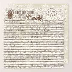 YULETIDE CAROLS 12" X 12" (30.5 X 30.5 CM) DESIGNER SERIES PAPER