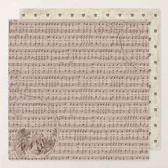 YULETIDE CAROLS 12" X 12" (30.5 X 30.5 CM) DESIGNER SERIES PAPER