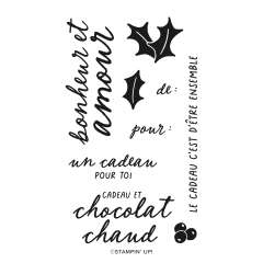 JOLIS FESTONS DE NOËL PHOTOPOLYMER STAMP SET (FRENCH)