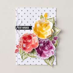 BÉGONIAS EN BEAUTÉ PHOTOPOLYMER STAMP SET (FRENCH)