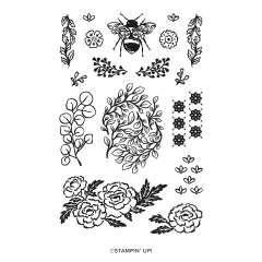 FLOURISH & FRAMES PHOTOPOLYMER STAMP SET