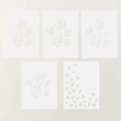 LUSTROUS LEAVES DECORATIVE MASKS