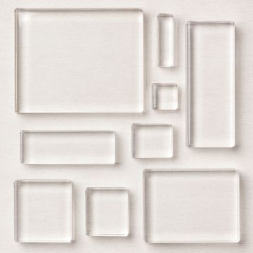 Clear-Mount Stamp Blocks, Clear Block Bundle