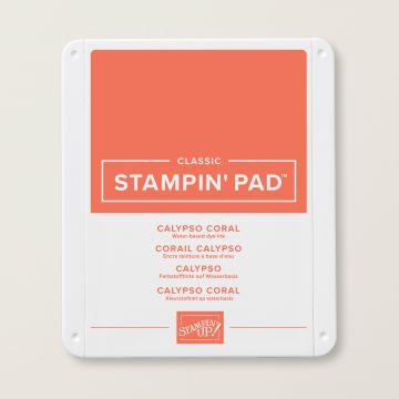 Coral Ink Pad, Calypso Coral Classic Pad