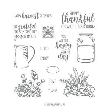 COUNTRY HOME PHOTOPOLYMER STAMP SET (ENGLISH)