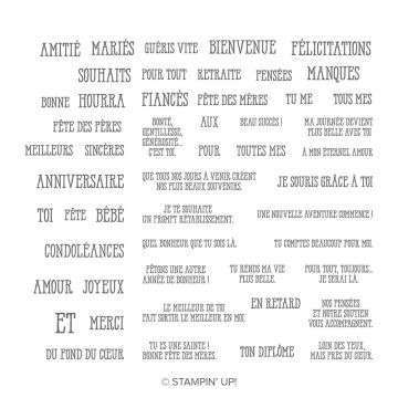 SI BIEN DIT CLING STAMP SET (FRENCH)
