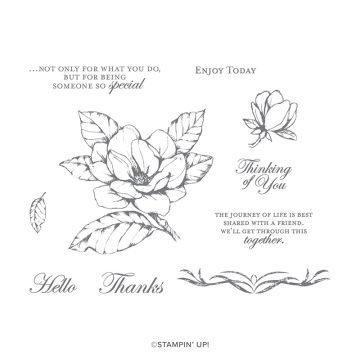 GOOD MORNING MAGNOLIA CLING STAMP SET (ENGLISH)