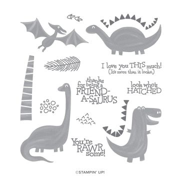 DINO DAYS PHOTOPOLYMER STAMP SET (ENGLISH)