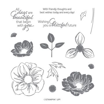 FLORAL ESSENCE PHOTOPOLYMER STAMP SET (ENGLISH)