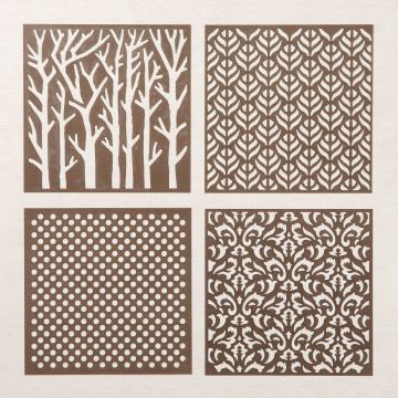 basic pattern masks stampin up