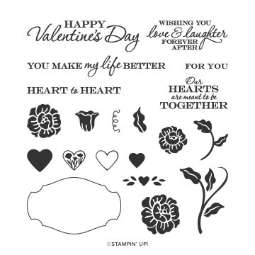 HEART TO HEART PHOTOPOLYMER STAMP SET