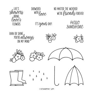 STEMPELSET KLARSICHT UNDER MY UMBRELLA (ENGLISCH)