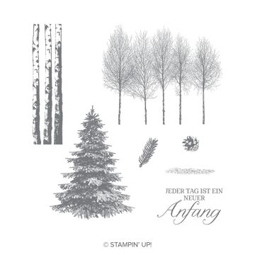 STEMPELSET ABLÖSBAR WINTERWALD (DEUTSCH)