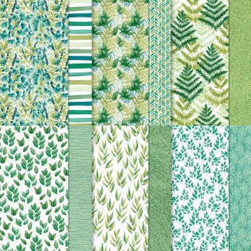 EINDELOOS GROEN-DESIGNPAPIER