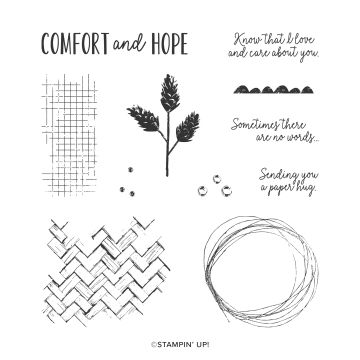 COMFORT & HOPE CLING STAMP SET