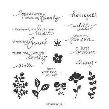 LOVELY YOU CLING STAMP SET (ENGLISH)