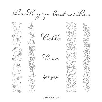 BORDERS ABOUND CLING STAMP SET