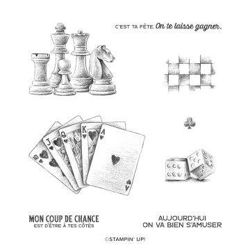 COUP DE CHANCE CLING STAMP SET (FRENCH)